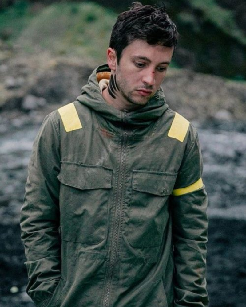 Song Jumpsuit Inspired Green Hooded Utility Jacket | Men's Military Style Jacket