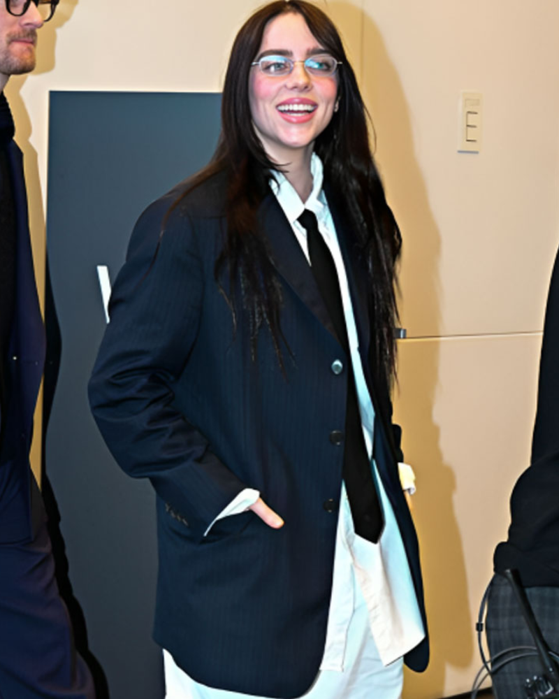 Billie Eilish Glamour Women Of The Year Event Oversized Black Blazer