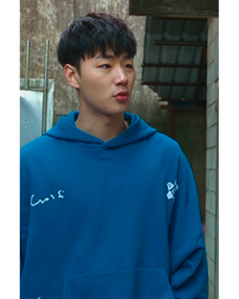 WEAK HERO CLASS 2 Go Hyun-tak Blue Hoodie Sweatshirt