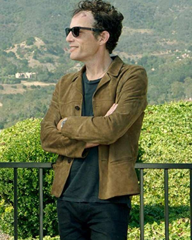 Jakob Dylan Echo In The Canyon Brown Suede Leather Jacket