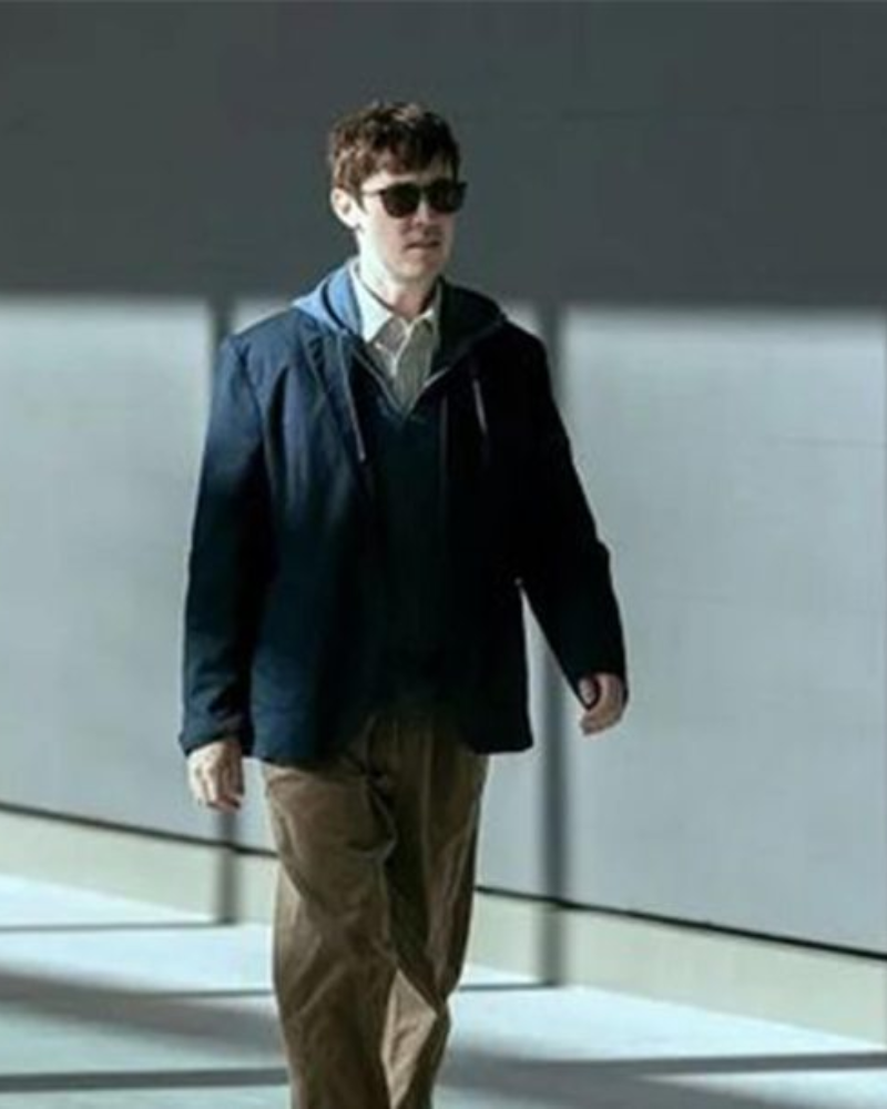 3 Body Problem Will Downing Blue Blazer | Alex Sharp Inspired Men's Casual Blazer