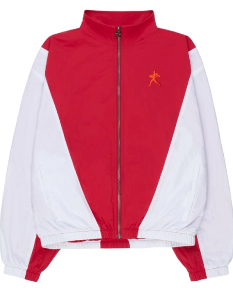 Marty Supreme Red and White Track Jacket