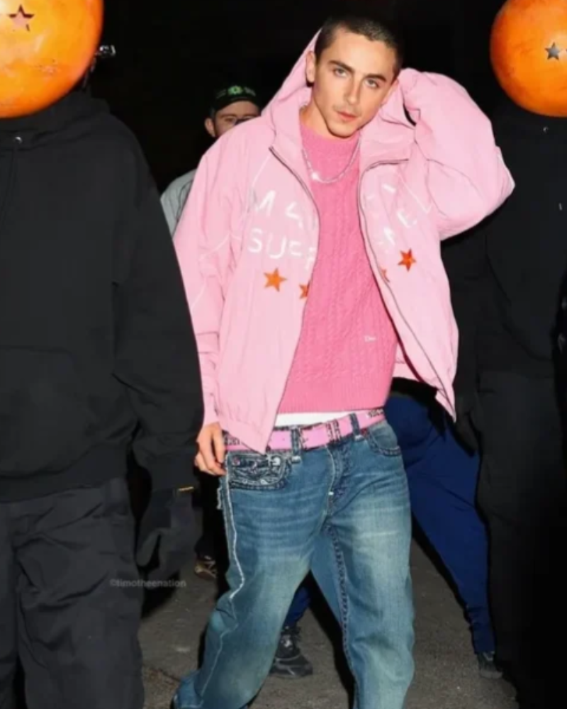 Marty Supreme Pink Zip Up Jacket